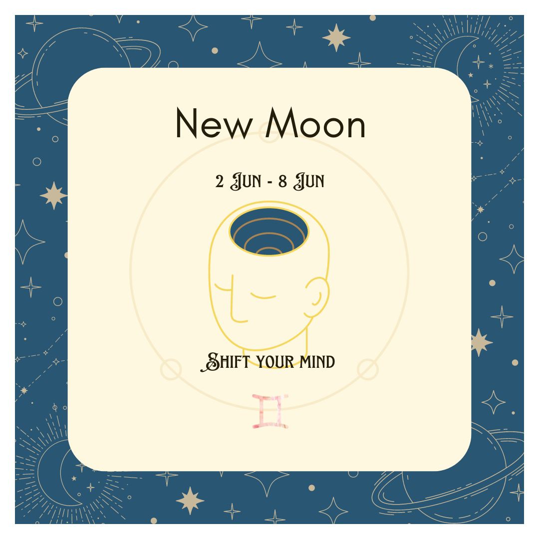 【 Week Ahead ： 2 Jun –  8 Jun】New Moon in Gemini