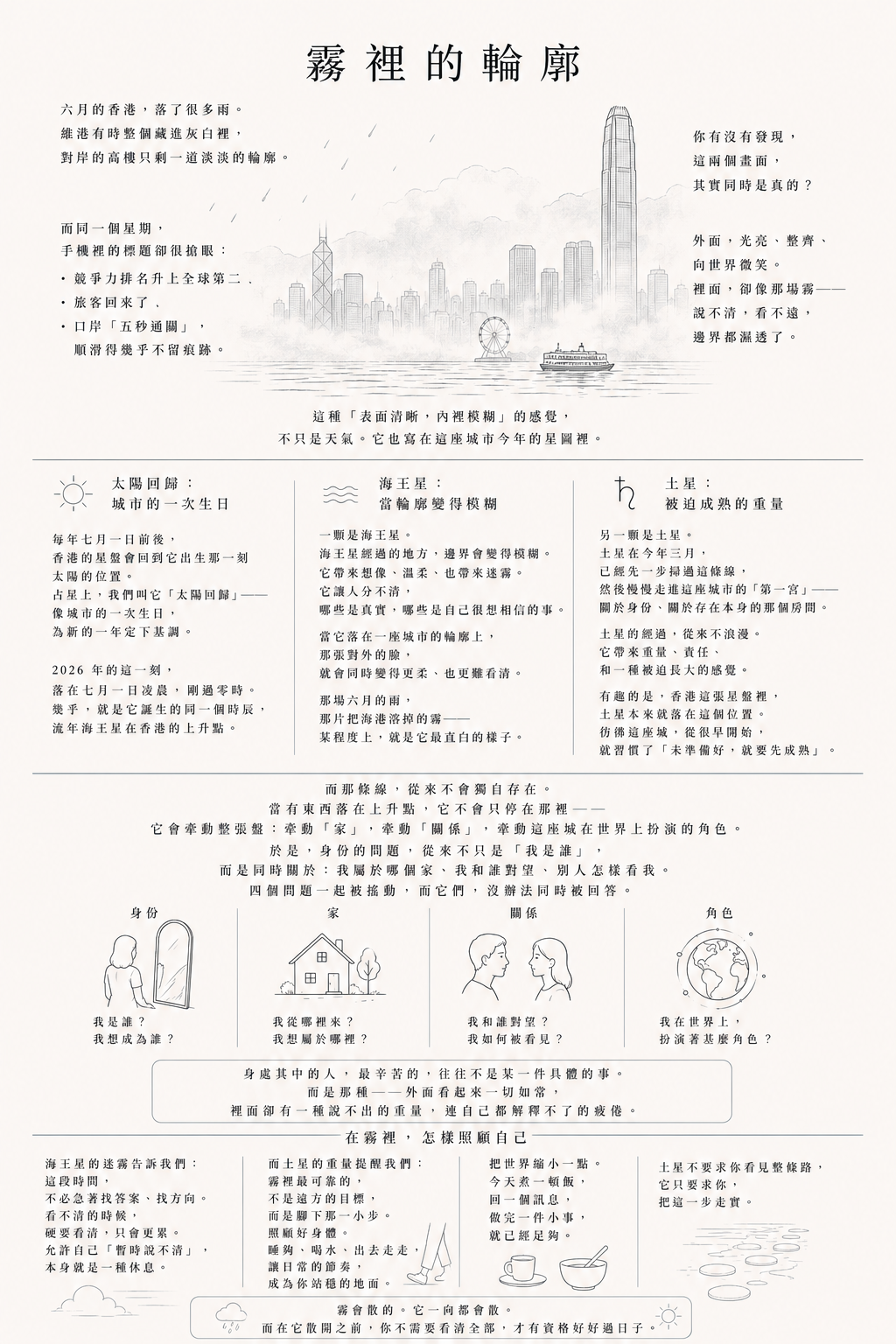 霧裡的輪廓 — 香港 2026 太陽回歸
